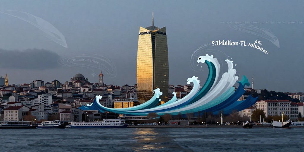 AKBANK's 9.1 Billion‑TL Volume Surges While Shares Drop 4 % on Borsa Istanbul