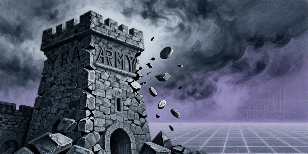 Army Crypto Drops to Near 52‑Week Low, Highlighting Market Volatility
