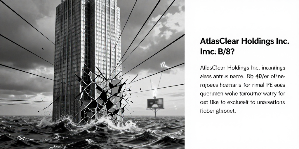 AtlasClear Holdings Faces Financial Crisis: Declining Stock, Negative P/E, and Investor Uncertainty
