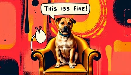 Cryptocurrency 'This Is Fine' Highlights Market Volatility with Recent Price Movements