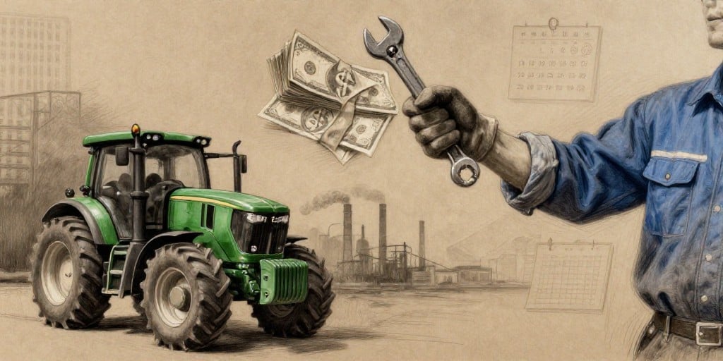 Deere Rejects UAW Counter‑Proposal, Shares Drop 1.9% Amid Labor Uncertainty