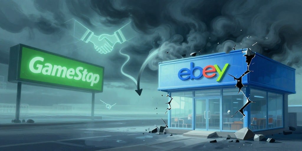 eBay Shares Slide 4% as GameStop Mulls Pulling $56 Billion Bid eBay Shares Slide 4% as GameStop Mulls Pulling $56 Billion Bid