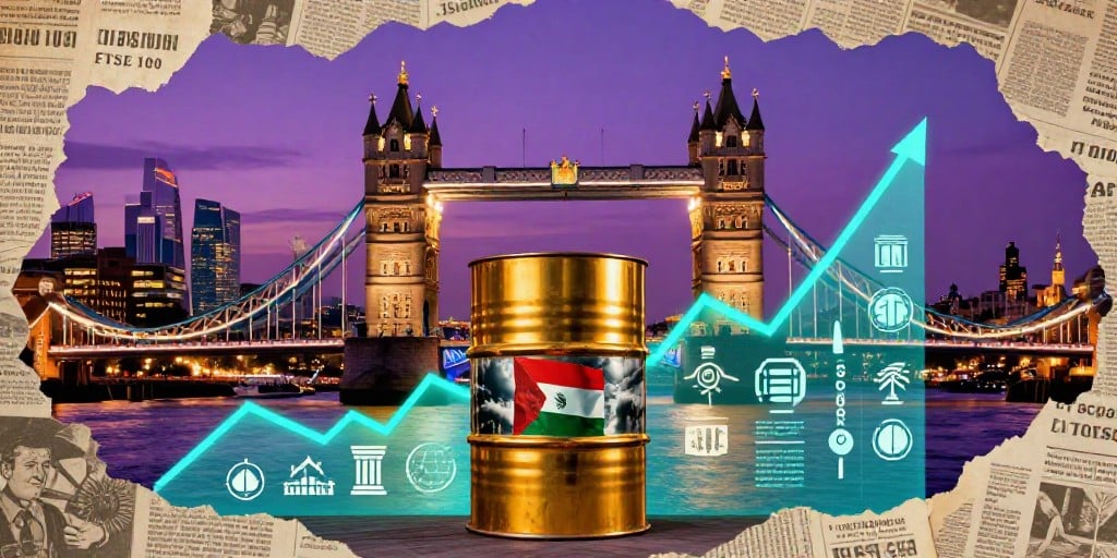 FTSE 100 Holds Near 52‑Week High as Oil Prices Surge & EasyJet, Ithaca Energy Join Index