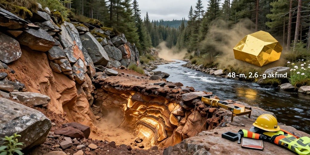 Galway Metals Scores 48‑Metre, 2.6 g/t Gold Intercepts at Clarence Stream