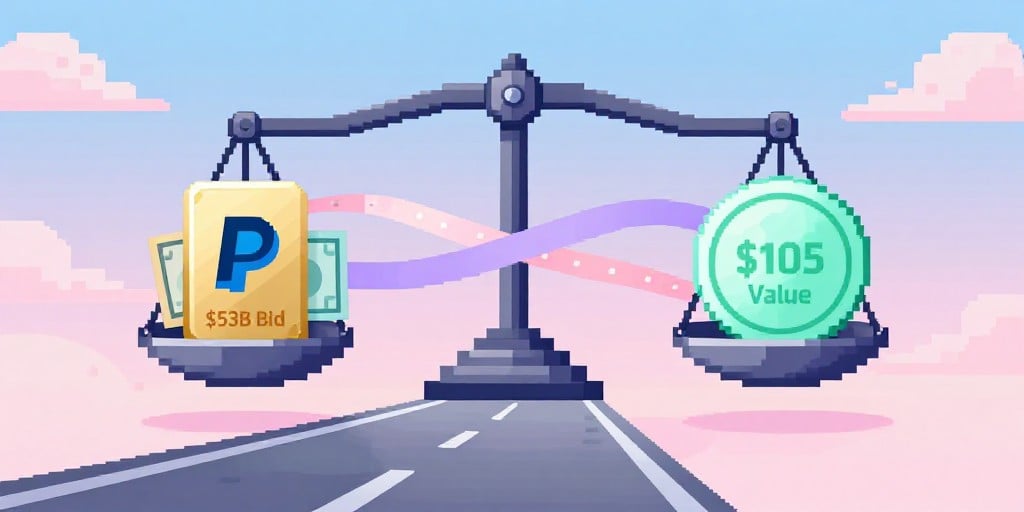 PayPal Faces $53B Takeover: Stock Soars, Intrinsic Value Hits $105 – What’s Next? PayPal Faces $53B Takeover: Stock Soars, Intrinsic Value Hits $105 – What’s Next?