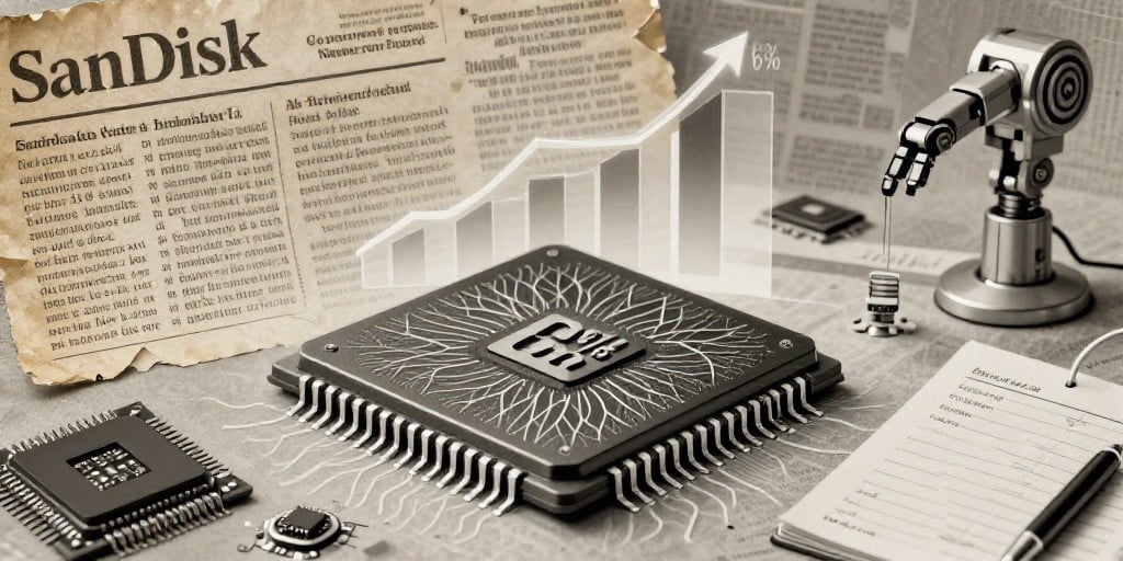 SanDisk Surges 6% on AI Momentum Amid Sector Selloff – A Bright AI‑Memory Play SanDisk Surges 6% on AI Momentum Amid Sector Selloff – A Bright AI‑Memory Play