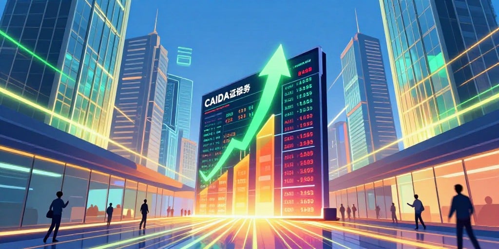 Shanghai Composite Surges Past 4,000 as Securities‑Brokerage Sector Rebounds – CAIDA Hits 2×涨停