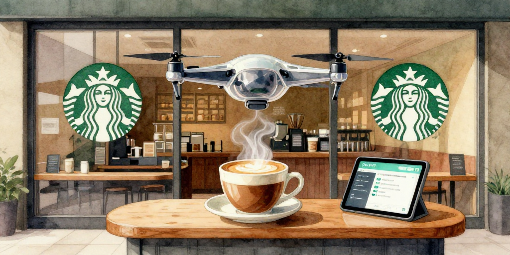 Starbucks Accelerates Digital Growth with AI Chatbot, Drone Delivery and Summer Menu Revamp