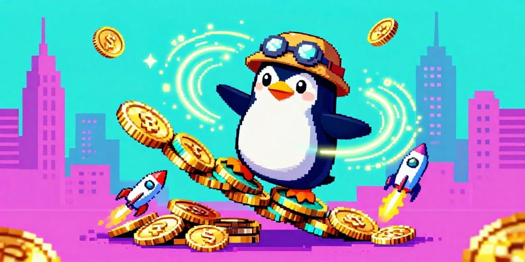 Track Pudgy Penguins: $0.0076 Close, $476M Market Cap, Volatility Insights