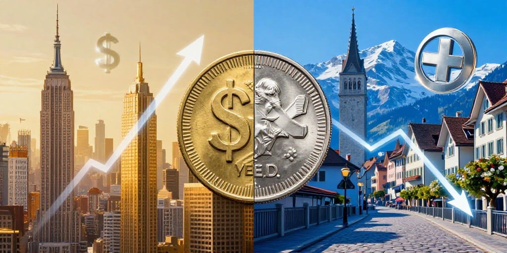 USD/CHF Rises: Fed Hikes vs. SNB Keeps Rates Low in 2026 Currency Outlook USD/CHF Rises: Fed Hikes vs. SNB Keeps Rates Low in 2026 Currency Outlook
